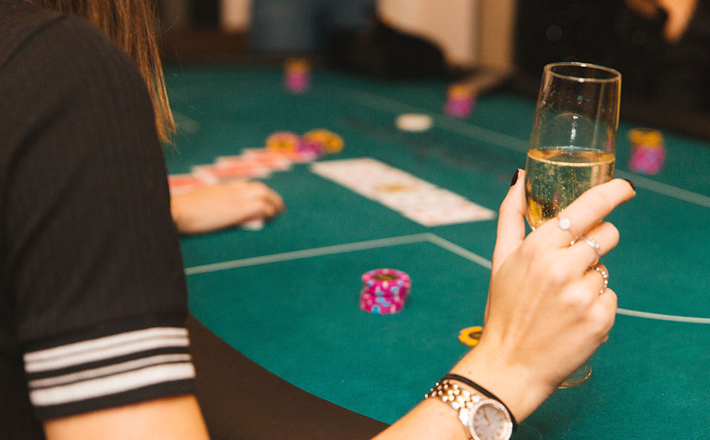 Corporate poker night in London with professional dealers