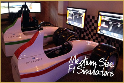 Racing simulator hire at a corporate event