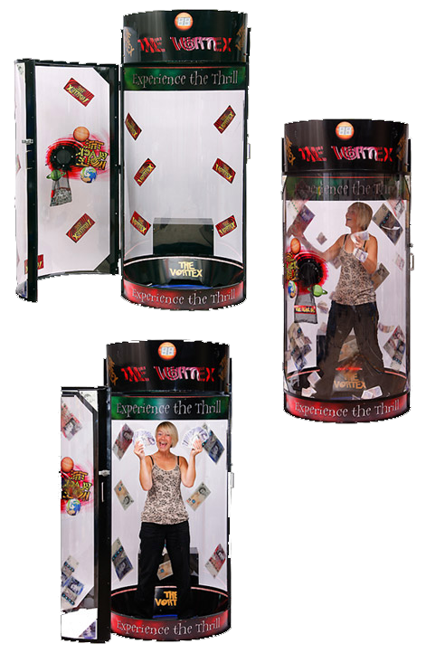 Vortex table game supplied with a professional host